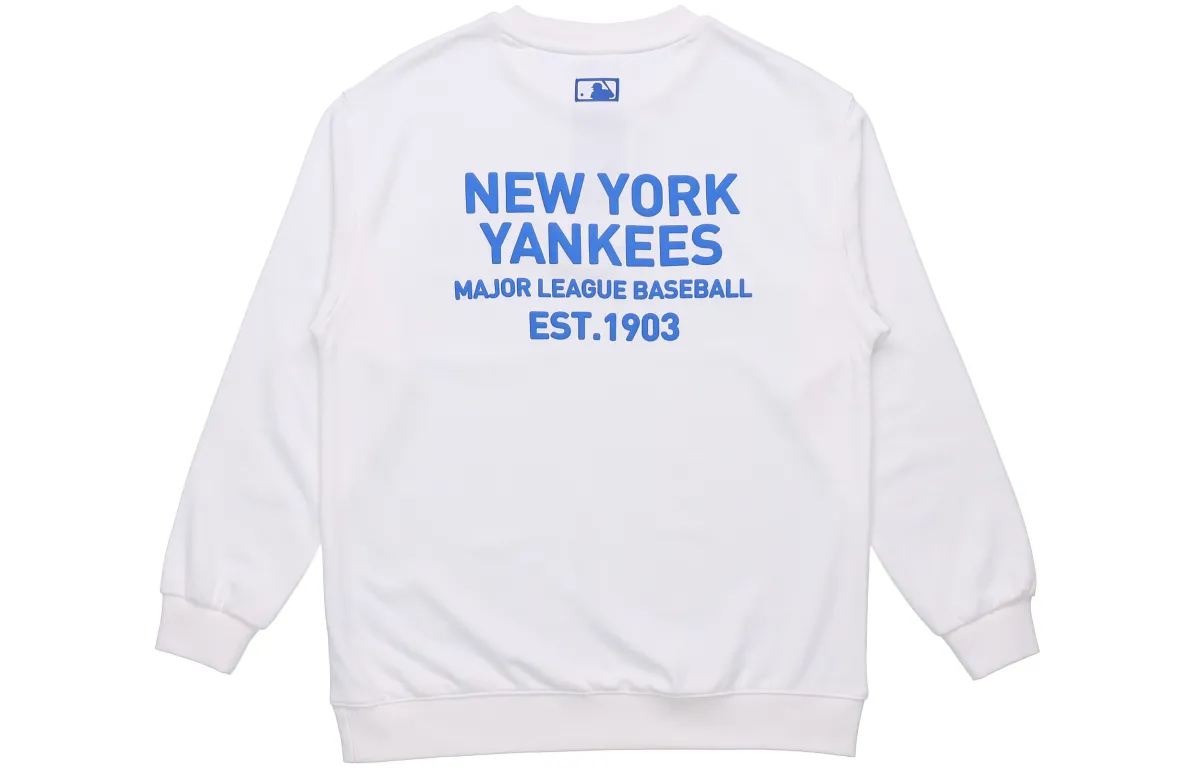 MLB Sweatshirts Unisex White Crew Neck Moderate