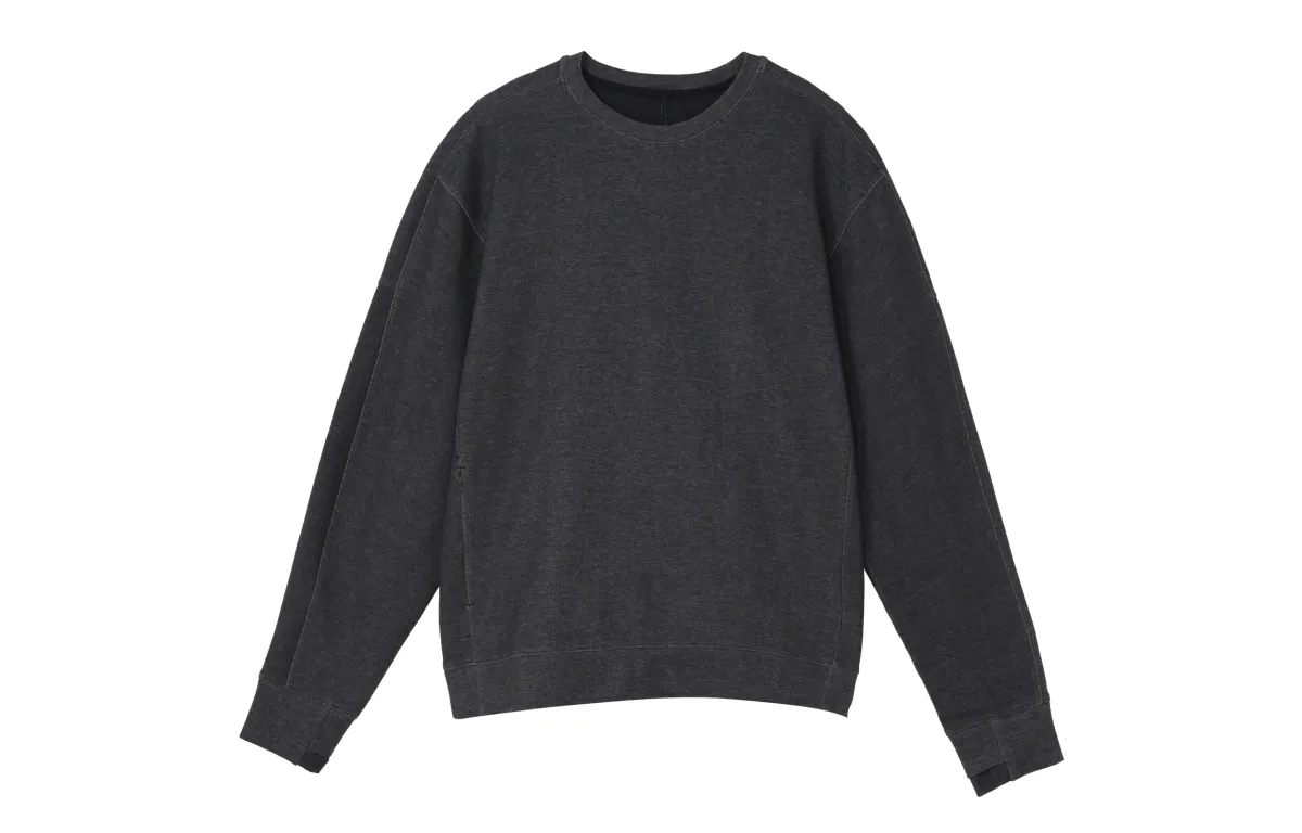 Nike Sweatshirts Men's Black Crew Neck Moderate Regular