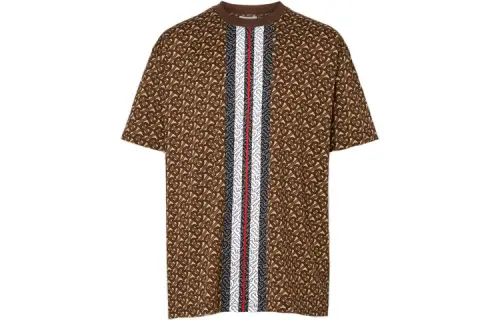 Burberry T Shirt Men's Saddles Brown