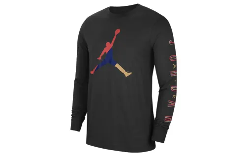 Jordan Set in Sleeve T Shirt Men's Black