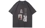 Li Ning T Shirts Men's Black Crew Neck Moderate Straight Fit