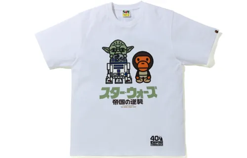 Bape X Star Wars Baby Milo & Yoda Tee