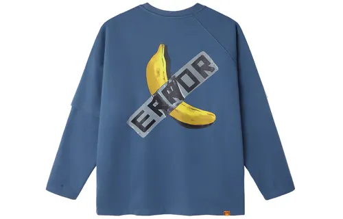 MIND ERROR Straight Fit Long Sleeved T Shirt Unisex