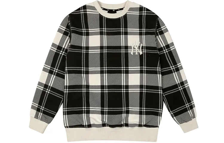 MLB Sweatshirt Unisex Black White