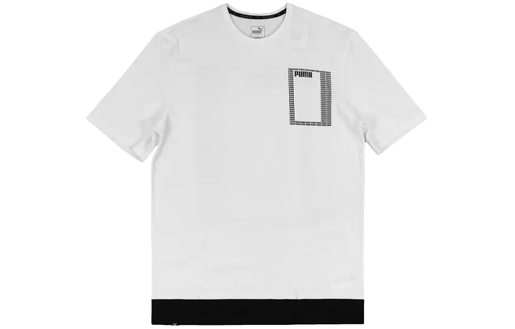 PUMA T-Shirts Men's Crew Neck Moderate Straight Fit
