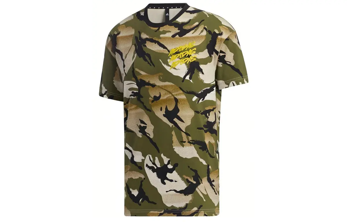 Adidas T Shirt Men's Amber Yellow
