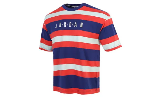 Jordan T Shirts Men's Multicolor Crew Neck Moderate Straight Fit