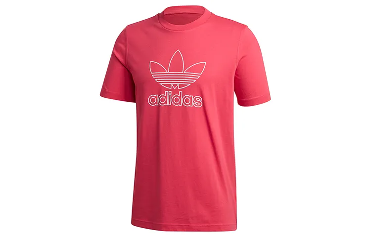 Adidas Originals Trefoil T Shirt Men's Red