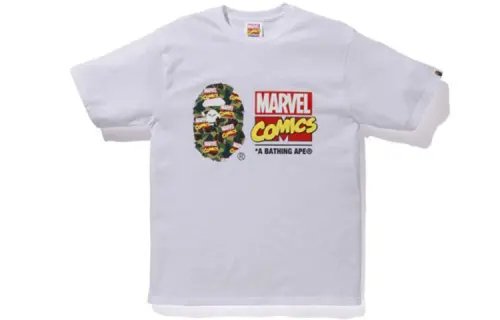 Bape X Marvel Camo Tee