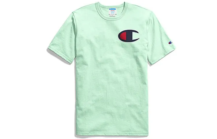 Champion T Shirt US Version Unisex Mint Green