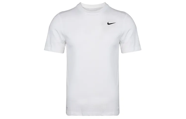 Nike T-Shirts Men's White Crew Neck Moderate