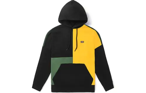 Vans Sweatshirts Unisex Green Hooded Moderate Regular