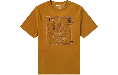 Timberland T Shirts Men's Wheat Crew Neck Moderate