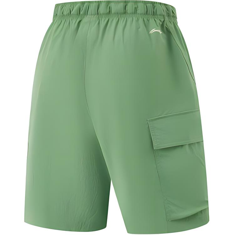Li Ning Fitness Series Sports Shorts Women’s Stone Moss Green