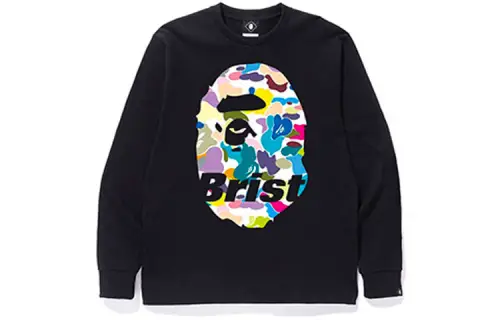 Bape X F.C.R.B. Ape Head L/S Tee