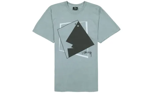 Stussy T-Shirts Men's Crew Neck Moderate Straight Fit