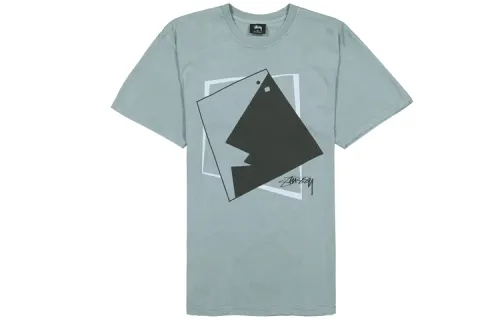 Stussy T Shirts Men's Crew Neck Moderate Straight Fit