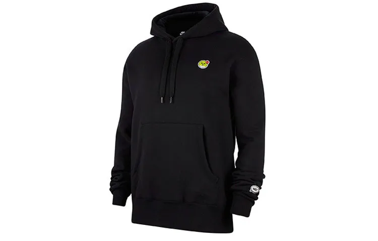 Nike Sweatshirts Men's Black Hooded Moderate Regular