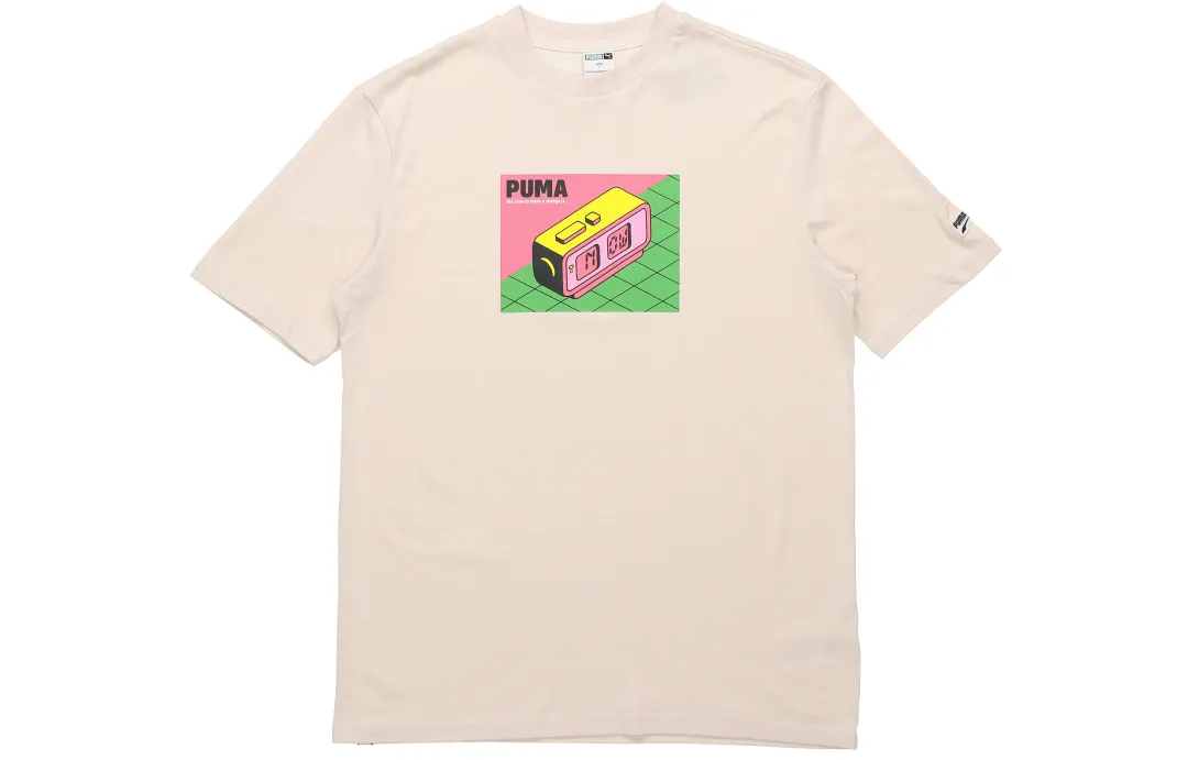 PUMA Set-in Sleeve T-Shirt Men's Birch Wood