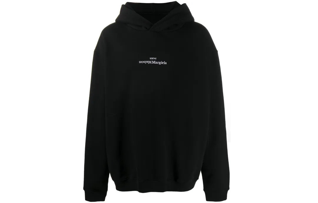 Maison Margiela Logo embroidered Cotton Hoodie