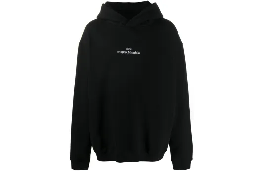 Maison Margiela Logo embroidered Cotton Hoodie
