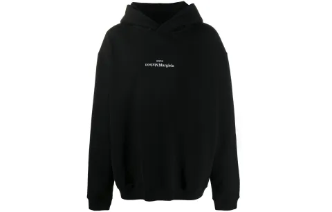 Maison Margiela Logo embroidered Cotton Hoodie