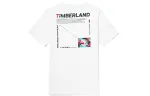 Timberland T Shirts Men's White Crew Neck Moderate Straight Fit