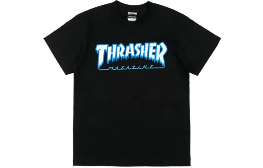 Thrasher T Shirts Unisex Crew Neck Moderate Heavyweight