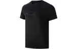 Li Ning T Shirts Men's Black Crew Neck Moderate Straight Fit