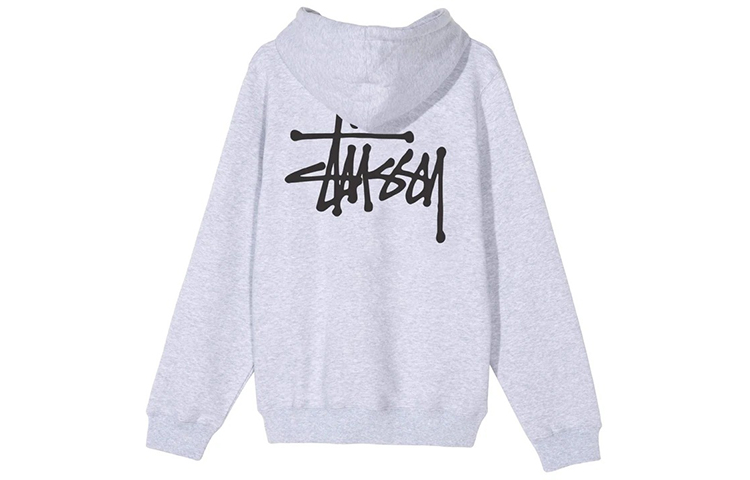 Худи Stussy BASIC ZIP HOOD (черное) — фото 1