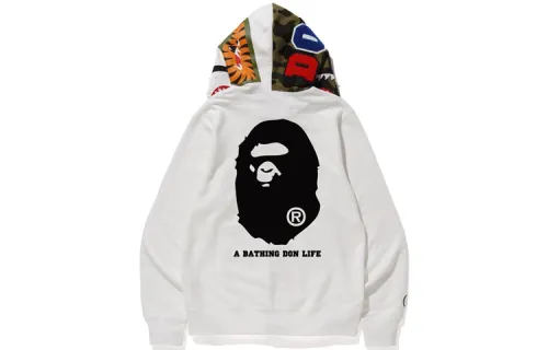 Bape X Big Sean Shark Full Zip Hoodie