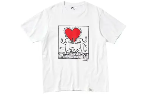 UNIQLO x Keith Haring T Shirt Unisex White