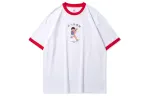 Li Ning T Shirts Men's White Crew Neck Moderate Straight Fit