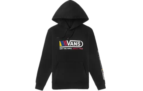 Vans Sweatshirts Unisex Black Hooded Moderate Regular