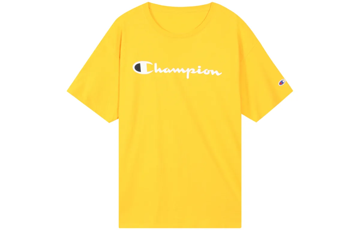 Champion T Shirt US Version Unisex Gold