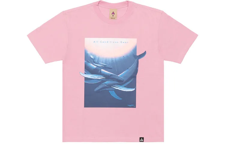 Nike ACG Drop Shoulder Sleeve T-Shirt Men's Pink