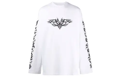 Vetements T Shirts Unisex White Crew Neck Moderate Other