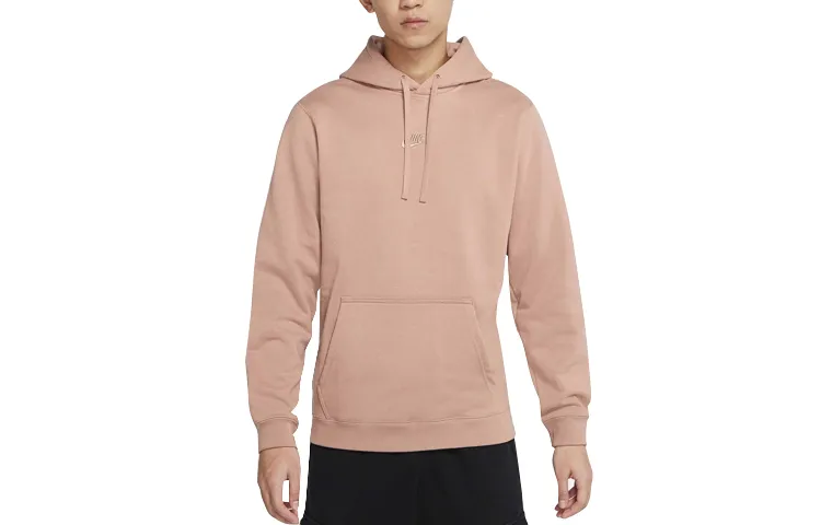 Nike Sweatshirts Men's Desert Yellow Hooded Moderate Regular
