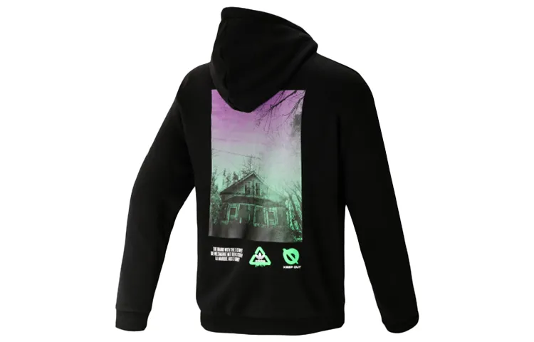 Adidas Originals Sweatshirts Men's Black Hooded Moderate Regular