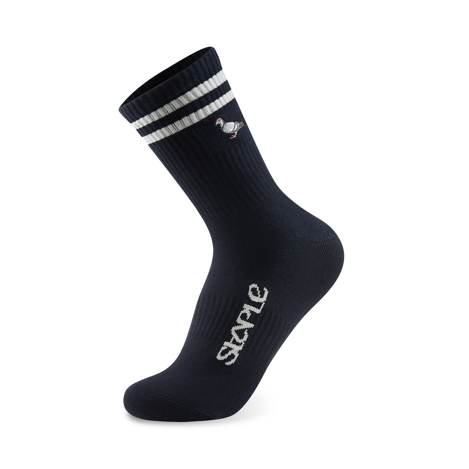 Li Ning x Staple Crew Socks Unisex 1 Pack Black