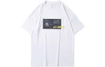 Li Ning T Shirts Men's White Crew Neck Moderate Straight Fit