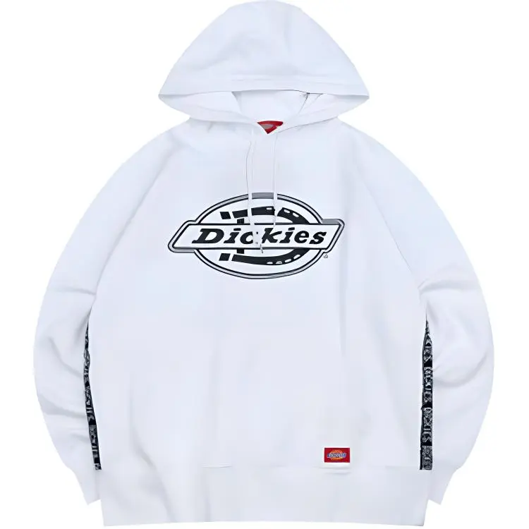 Dickies Sweatshirts Men's White Hooded Thickened Heavyweight
