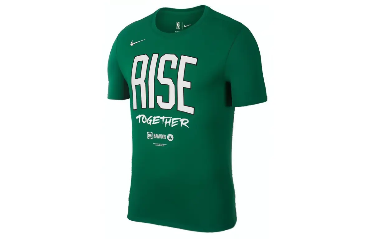 Nike T-Shirts Men's Crew Neck Moderate Straight Fit