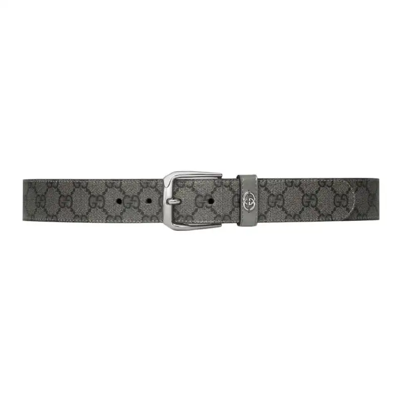 GUCCI Belt With Interlocking G Detail