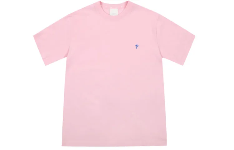 MLB T-Shirts Unisex Pink Crew Neck Moderate Other