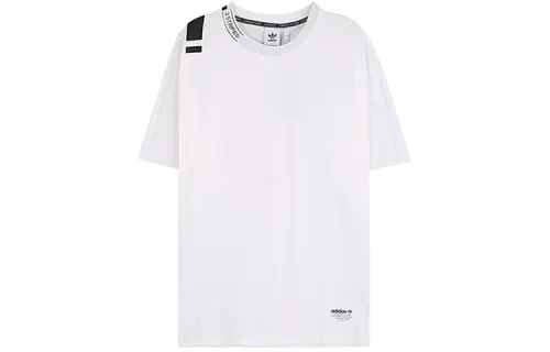 Adidas Originals NMD T Shirts Men's White Crew Neck Moderate Straight Fit