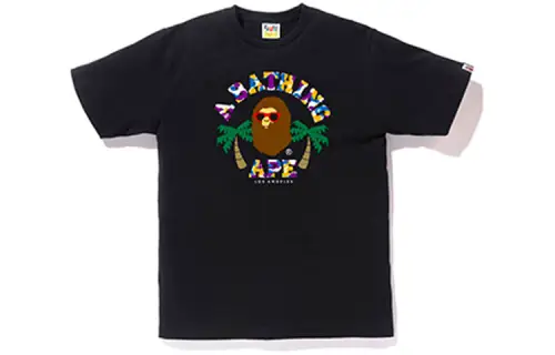 Bape La Camo College Tee SS19