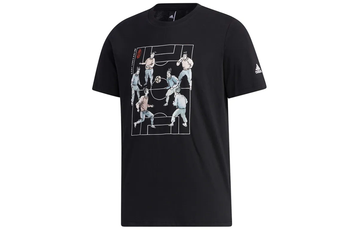 Adidas Set-in Sleeve T-Shirt Men's Black