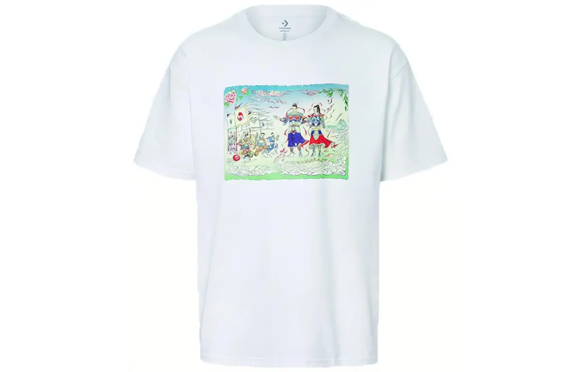 Converse Flame Series T Shirt Men's White