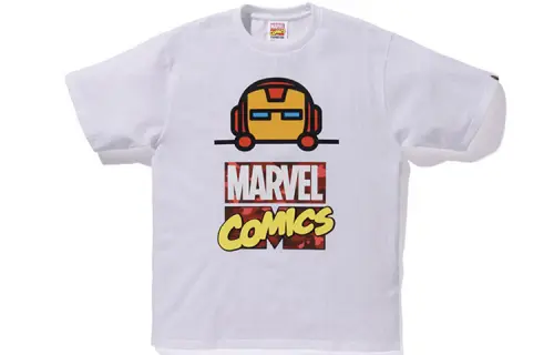 Bape X Marvel Comics Iron Man Tee